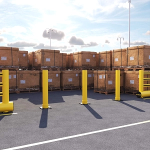 Beschermpaal + Schuifregelaar